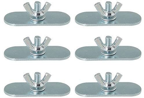YHXiXi 6PCS Butterfly Shaped Screws for AC Window Seal Kit Portable Air Conditioner Sliding Window Kit Upgraded Seamless Adjustable Sliding AC Vent Kit