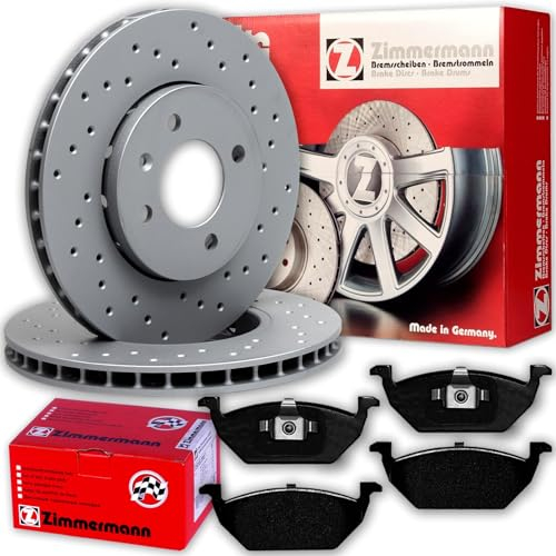 Zimmermann Sport-Bremsscheiben 256mm + Beläge vorne für UP CITIGO