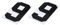 sourcing map 2 Pcs Iron on Numbers, 8 Inch T Shirt Heat Transfer 9 Number Patches Iron on Numbers for Jersey Clothing Team Uniform Sports T Shirt Football Basketball Baseball (Black)