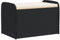 vidaXL Cassapanca con Cuscino Nera 80x51x52 cm in Polyrattan