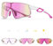BEACOOL Photochromatische selbsttönende Sport-Sonnenbrille TR90 Rahmen für Herren Damen Jungen Mädchen klare Fahrradbrille