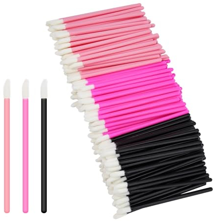 ANNAFRIS 300 Stück Lippenpinsel - Make Up Lippenstift & Concealer Applikator - Wimpern Pinsel - Lip Brush-A Colored