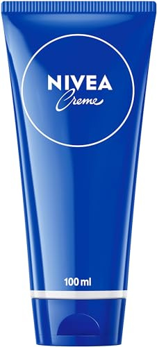 NIVEA Creme Tube Universalpflege, klassische Feuchtigkeitscreme für alle Hauttypen, reichhaltige Hautpflege mit hautverwandtem Eucerit (100 ml)