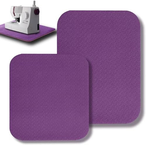 LetCart Nähmaschinen-Dämpfungsmatte, 2 Stück, Nähmaschinen-Matte, reduziert Vibrationen, Lärm, rutschfest, Gummi-Nähmaschinen-Zubehör für Quilten, Stickerei