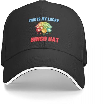 DTDSWNCD Klassisch Das ist My Lucky Bingo Hut Baseball Cap Kinder Visier Hut |-F-| Schöne Hüte für Damen und Herren super