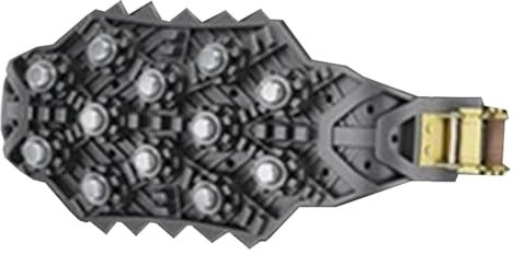 Schneereifenketten, Traktionsketten, LKW-Reifenketten, Auto-Schneekette, sicher und leicht, robuste TPU-Kette, 420 g, 41 x 40 cm für verbesserte Traktion und Sicherheit