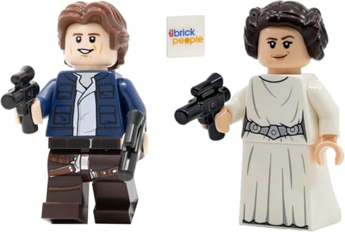 LEGO Star Wars Han Solo Minifigure and Princess Leia Combo