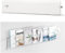 HynJGih Zeitungsständer Durchsichtiger Wand-Broschürenständer, 2er-Set, Zeitschriftenständer aus Acryl, dekorativer Wohnzimmer-Organizer für Zeitungen & Zeitschriften(110cm(43 1/4))