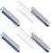 20 Stück Hosenbügel Klemmbügel, Ungefähr 30cm Kleiderbügel Hosen Metall, Hosenkleiderbuegel Haken,mit 360° Drehbar Haken,Lagerung für den Hausgebrauch Hosenhalter Rockhalter,Blau
