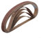 Assortimento di nastri abrasivi da 10 x 330 mm, grana da 60 a 600 # per levigatrici a nastro, per tutte le attività di levigatura (60#)