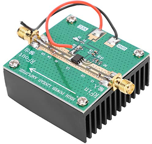 RF2126 RF Power Amplifier High Performance 1W 2.4GHz Broadband Signal Booster for Ham Radio Enthusiasts and Engineers PCB Aluminum Alloy Construction