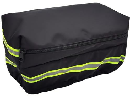 fahrradkorb abdeckung wasserdicht, regenschutz fahrradkorb, universelle Passform, Zugbänder & Strapssystem, Reflektierend,wetterfeste & robuste Abdeckplane, Fahrrad-Packkorb mit Aufbewahrungstaschen