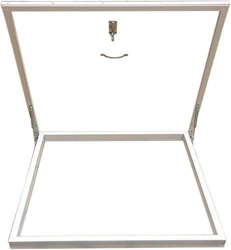 Flachdach-Dachfenster aus Aluminiumlegierung, wasserdichte Dachboden-Dachfensterabdeckung(90 * 90cm)