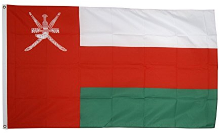 Flaggenfritze Fahne/Flagge Oman + gratis Sticker