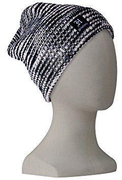 Hemptique hknh1blkwht kurz Hanf Mütze, schwarz/weiß