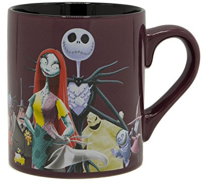 The Silver Buffalo NB125332 The Nightmare Before Chrismas Jack and Friends Ceramic Mug, 14-oz