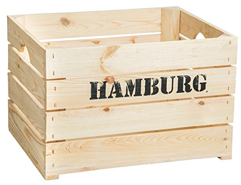 Kistenkolli Altes Land Obstkiste Johanna Neu & gehobelt Maße ca 50 x 40 x 30cm xxxaus dem Alten LandxxxWeinkisten Obstkisten Holzkiste Dekokiste Regal (HAMBURG)