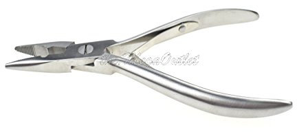 MAQNSCO Professional 5'' Hair Extension Pliers – Stainless Steel Tool for Bond Removal & Fitting – Precision Plier