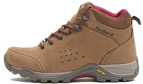 Peter Storm Women's Grizedale Waterproof Mid Walking Boots with High Traction Outsole, Women's Hiking Boots, Women's Trekking & Hiking Footwear