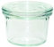 Weck Lot de 12 bocaux en verre de 80 ml avec couvercle en verre - Pour la conservation - Résistants à la chaleur - Passent au micro-ondes - Passent au four - À bord rond