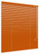 Alu Jalousie viele Größen und Farben Aluminium Lamellen Rollo Faltrollo Jalousette Wandmontage Deckenmontage Tür Fenster Sonnenschutz Sichtschutz Blendschutz Hitzeschutz (80 x 130 cm, Terrakotta)