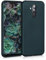 kwmobile Case kompatibel mit Huawei Mate 20 Lite Hülle - Schutzhülle aus Silikon metallisch schimmernd - Handyhülle Metallic Petrol