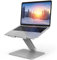 AboveTEK Laptop Stand, Adjustable Computer Riser for Desk, Compatible with Mac MacBook Pro Air Notebook, Up to 17 inches, Supports Up to 19.96 KG -Silver-Gift for Family/Friends/Women/Men