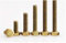 Viti in ottone, viti a testa esagonale in ottone, viti a testa esagonale in ottone-M12 * 25 mm
