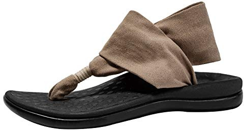 LLSOARSS Damen Plantarfasziitis Füße Yoga Sling Sandal Arch Support Orthesen Flip Flops lindern Plattfüße, hohes Fußgewölbe, Fußschmerzen