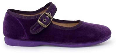 Pisamonas Scarpe Bambina Velluto Fibbia Misurare 19 Colore Viola