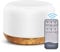 300ML Essential Oil Diffuser,Remote Control Aromatherapy Diffusers Humidifier with Adjustable Mist Mode & Waterless Auto-Off and 7 LED Light Colors for Bedroom,Office,Trip Yoga, SPA, Baby