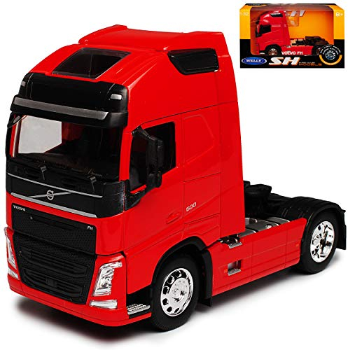 Volvo FH Rot Zugfahrzeug 2 Achser LKW Truck 3. Generation Ab 2013 1/32 Welly Modell Auto