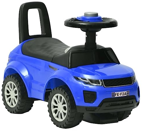 vidaXL Kinderauto mit Stauraum Rutscher Rutschauto Kinderfahrzeug Lauflernhilfe Baby Kinder Auto Fahrzeug Lauflernauto für 12-36 Monate Blau