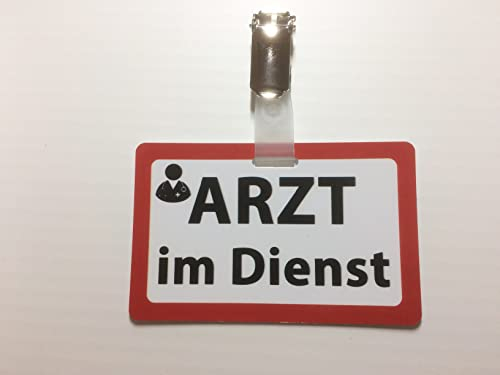 KaiserstuhlCard Magnete Anhänger Schild Arzt im Dienst Karneval Fasching Junggesellenabschied Party Gimmick Doktor Zubehör