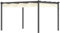 Outsunny Pérgola con Techo Retráctil Pérgola de Aluminio 4x3 m Cenador con Tela de Poliéster Resistente al Agua Pabellón para Jardín Patio Terraza Exterior Crema