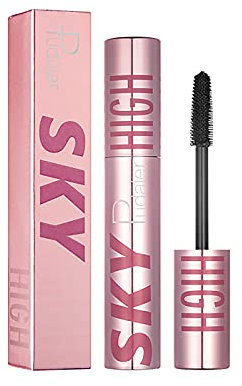 4D Seidenfaser-Wimpern Sky Mascara für längere und dickere Wimpern Make-up, wasserfeste Ultra Black Volume und Length Mascara