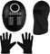 Balinco The Game Maske + Sturmhaube + schwarze Handschuhe + 1x Spielkarte für Halloween, Fasching & Karneval als Kostüm für Herren & Damen (Kreis)
