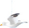 Deko-Möwe Dekovogel Maritimedeko weiß 43 cm fliegend, mit echten Federn und Befestigung
