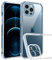 Unov Compatible with iPhone 12 Pro Max Case Clear Bumper Hybrid Protective Anti Yellowing Shockproof Non Slip Slim Fit (Crystal Clear)