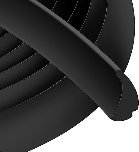 Kikerike Wohnmobil-Fensterdichtungs-Set, 1,27 x 0,6 cm, Gummiverkleidung, Wetterabisolierung, Fensterverriegelung, Dichtungsteile für Wohnmobile, Boote, Glaskanten, Geräuschtemperaturisolierung