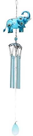 Topyond Blaues Elefanten-Windspiel – Outdoor-Windspiel Für Garten, Balkon Und Hofdekoration – Perfekte Partydekoration Und Geschenk Für Mutter, Freundin Und Frauen [Audio CD]