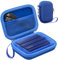 Lacdo Hard Carrying Case for Samsung T7 / T7 Touch Portable Solid State Drives 500GB 1TB 2TB 4TB USB 3.2 External SSD Hard EVA Shockproof Storage Travel Bag, Blue