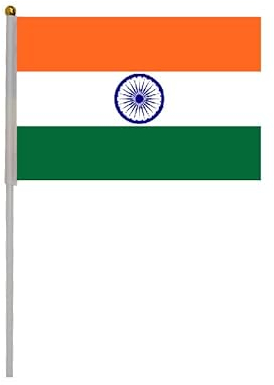 Lot de 20 drapeaux indiens, Inde Mini Drapeau portable, Drapeau Inde, Petit Drapeau Inde, Mini Drapeau Inde, drapeau Inde, drapeau Inde petit, Petit Drapeau de l'Inde