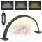 Lmaqfum Halbmond-Licht, 75 cm, 48 W, LED-Tischlampe, 3 Farbmodi & Helligkeit verstellbar, Beauty-Lampe mit multifunktionalen Modi für Tattoos, Maniküre & falsche Wimpern (schwarz)