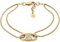 Emporio Armani Damenarmband aus Sterlingsilber mit Karabiner- oder Schieberverschluss, Gelber Orkus