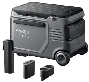Anker SOLIX EverFrost 2 40L Car Fridge & Cooler with Road Trip Kit, Powered Cooler with 288Wh Battery, Powered by AC/DC or Solar, For Camping, Travel, Fishing (Only 1 Battery Included)