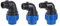 Raccord de Tuyau en PE 20 mm, 25 mm, 32 mm, coude réducteur for Tube d'eau, Filetage mâle 1/2, 3/4, 1, raccord Rapide(3/4)