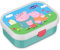Mepal - Fiambrera Campus - Bento Box para Niños - Lonchera con Compartimento y Tenedor - Fiambrera con Cierre de Clip - Sin BPA y apta para Lavavajillas - 750 ml - Peppa Pig