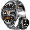LIGE Reloj Inteligente Hombre con Llamadas Bluetooth, 1000mAh Batería/LED Linterna, 1.85 Grandes Smartwatch Hombre con Monitor de Sueño, IP68 Impermeable, 100+ Modos Deportivos para Android iOS