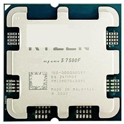 R-yzen 5 R5 7500F 3,7 GHz 6-C-ore 12-Thread CPU LGA AM5 Non di marca